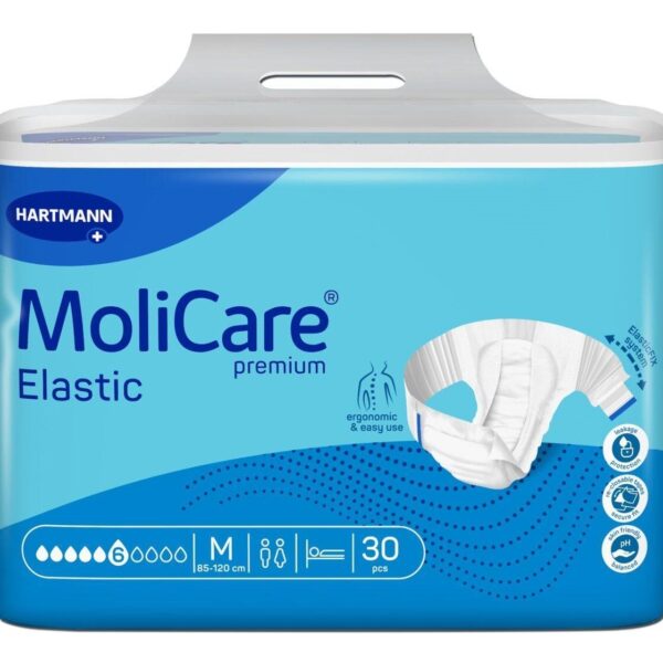 MoliCare Premium Elastic 6 Drops M 30 pieces