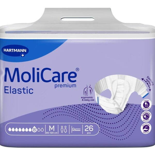 MoliCare Premium Elastic 8 Drops Medium 26 pieces