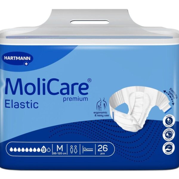 MoliCare Premium Elastic 9 Drops M 26 pieces