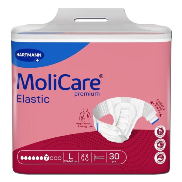MoliCare Premium Elastic 7 Drops L 30 pieces