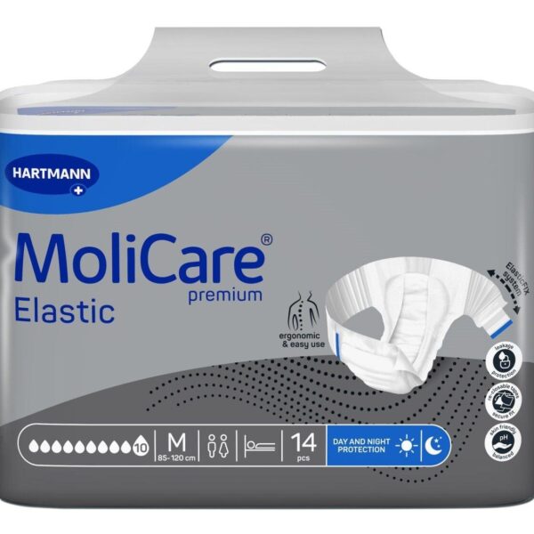 MoliCare Premium Elastic 10 Drops M 14 Pieces – Maximum Protection