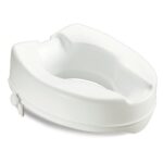 Toilet Seat Raiser - Serenity" 50mm with Lid"