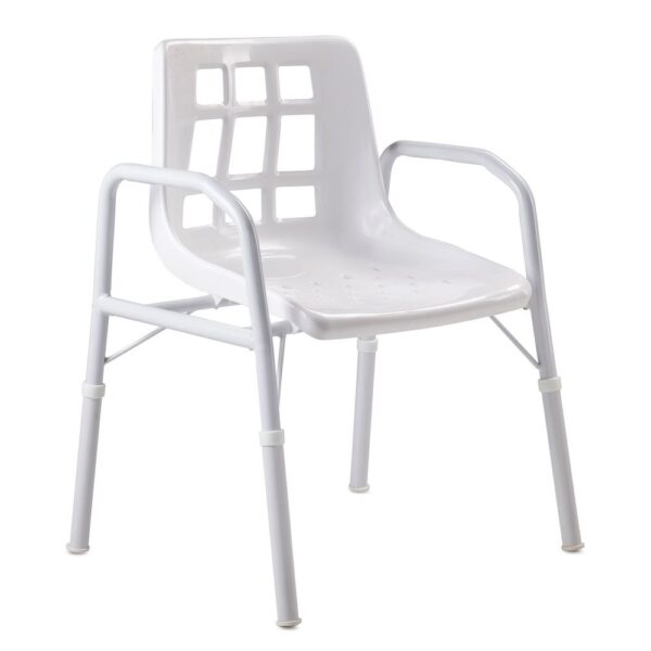 Shower Chair Wide: 500mm Seat: Aluminium