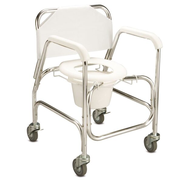 Shower Commode - Economy - Aluminium