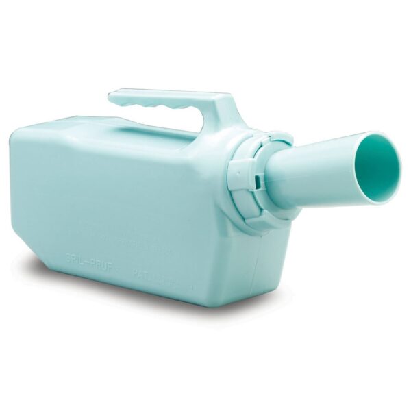 Urinal, Male, 'Spil-Pruf': Green