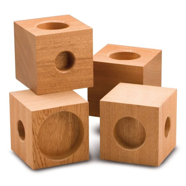 Bed/Chair Raiser: Blox Chair Raiser 75mm: set of 4