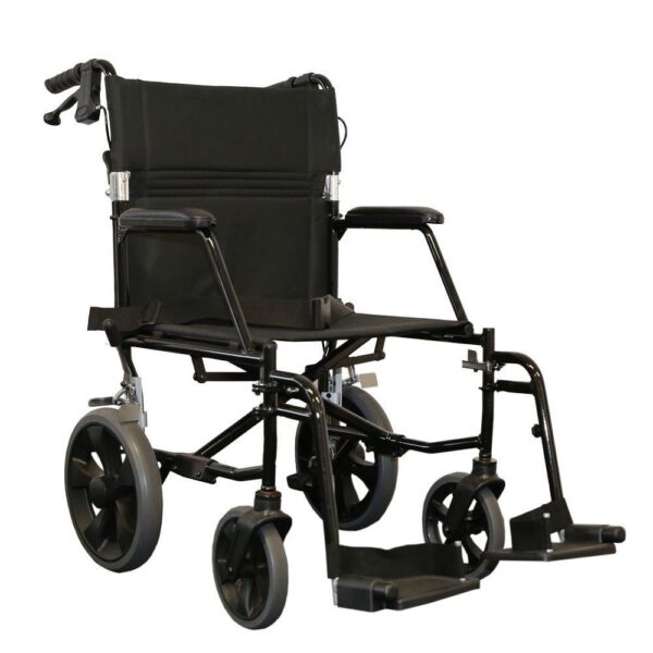 Wheelchair Transit: Vito Plus Aluminium, 46cm seat: Black