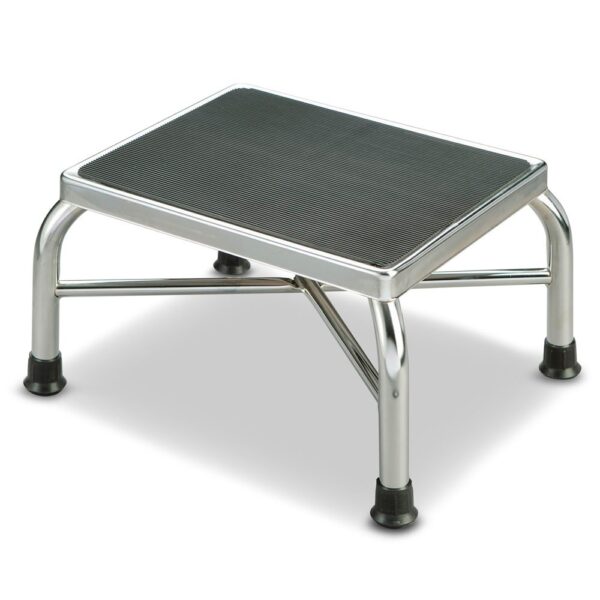 Surgical Step Up Stool: Chrome Finish