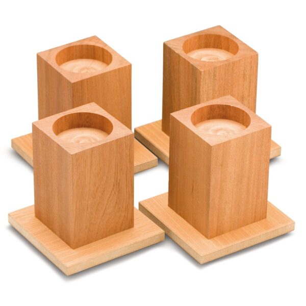 Bed/Chair Raiser: Blox Chair Raiser 140mm: set of 4