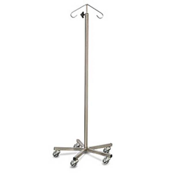 Stainless Steel IV Pole Weighted Base