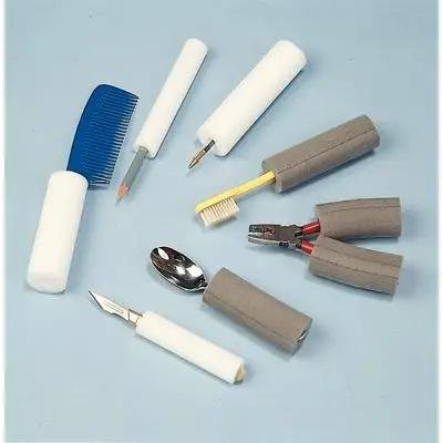 Plastozote Thick Plastozote Foam Tubing, 31mm OD, 9mm ID, 1m long, White