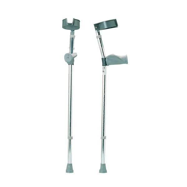 Days Ergonomic Grip Forearm Crutches, L, 830-1110mm Hand Grip height, 205-275mm Arm Ring adjustment, Pair