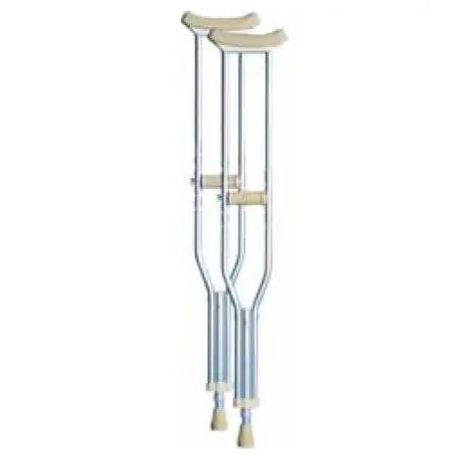 Days Aluminium Underarm Crutches, Youth, Adjustable Height 94-114cm, Pair