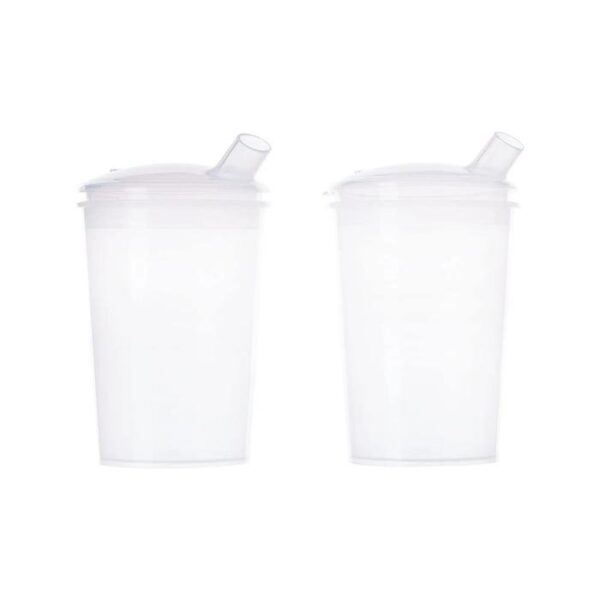 Homecraft Feeding Cup, Standard 4mm Spout, 250ml, 2/pack