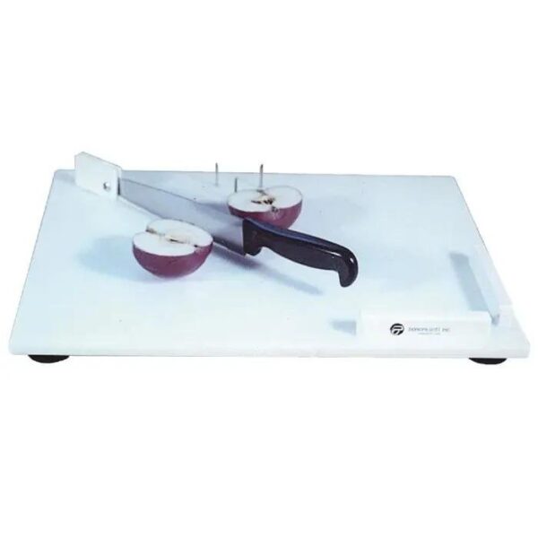 Homecraft Combination Cutting Board, 18 x 12, with Chef's Knife attached and 3 spikes, right handed"