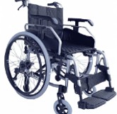 Multi Adjustable Lightweight Manual Push Wheelchair Folding With Anti Flat Wheels- COMPLETE-PUSHCHAIR