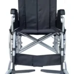 Light Foldable Manual Wheelchair With Attendant Brakes And Adjustable Leg Rest-Premium-Carer-Wheelchair