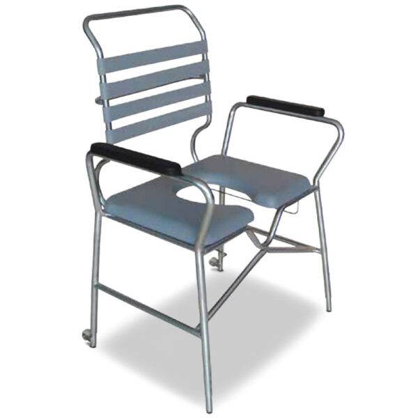 Trix Chair - Shower chair, stool and over toilet frame 710mm & PU Armpad