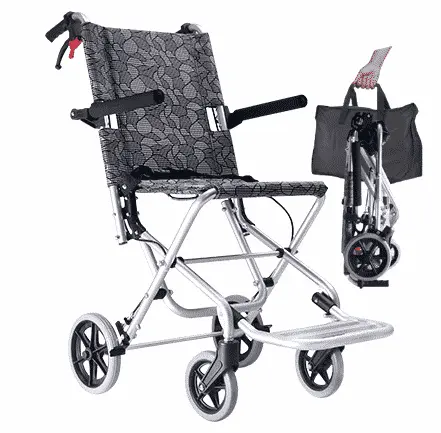 Transit Chair Manual Foldable With Carry Bag, Lightest Chair On The Market