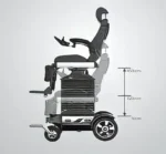 Vertical Lift Assist Standing Electric Wheel chair With Adjustable Seat And Backrest Rotation