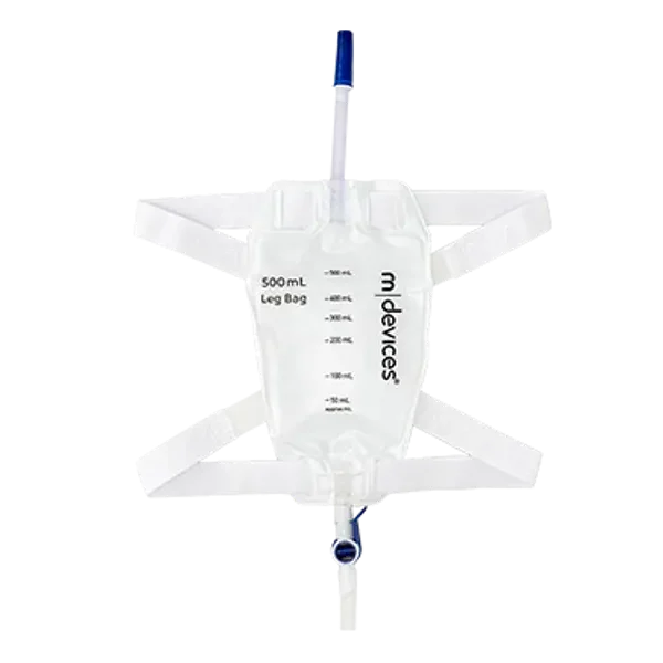 Leg Bag - Lever Tap Non-Return Valve (10cm Short Tube)