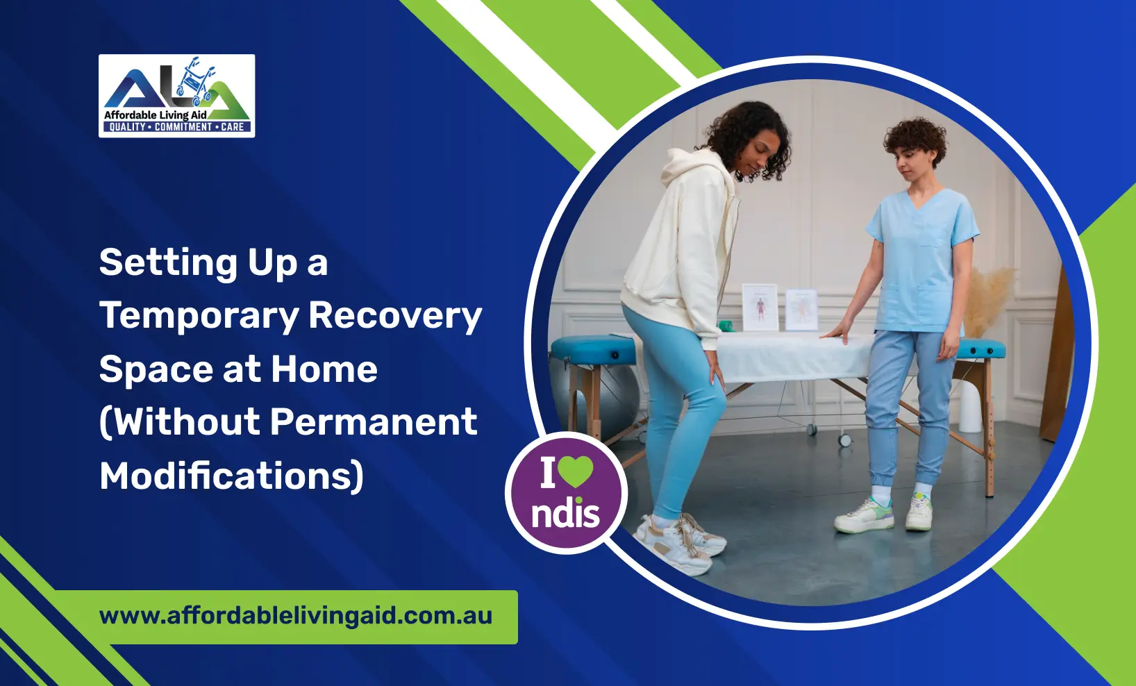 Setting Up a Temporary Recovery Space at Home (Without Permanent Modifications)