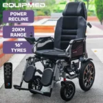 EQUIPMED Electric Wheelchair , Folding Power Chair aus