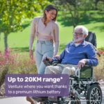 EQUIPMED Electric Wheelchair , Folding Power Chair tamworth