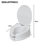 Equipmed 10cm Raised Toilet Seat australia