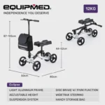 Equipmed Easy-Roller 8 Knee Scooter Eclipse Premium manila nsw