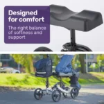 Equipmed Eclipse 8" Premium Knee Scooter – Easy-Roller 8" Mobility Aid for Injury Recovery - Image 7