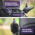 Equipmed PowerCruise DualSmart Foldable Electric Wheelchair australia