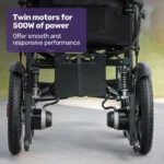 Equipmed PowerCruise DualSmart Foldable Electric Wheelchair nsw