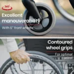 Equipmed SmartLine 20 Foldable Wheelchair buy online australia