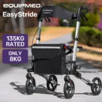 Equipmed SmartRoller 2-in-1 Rollator and Wheelchair australia