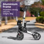 Equipmed SmartRoller 2-in-1 Rollator and Wheelchair dubbo