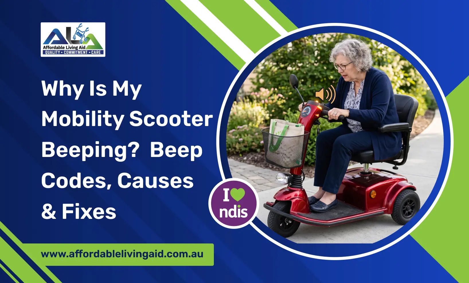 Why Is My Mobility Scooter Beeping? Beep Codes, Causes & Fixes