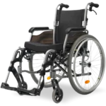 24" Foldable Wheelchair with Adjustable Armrests