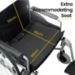 Comfortline 24 Extra-wide Foldable Wheelchair - Image 3