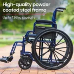 Cruiseline 24" Foldable Wheelchair - Image 6