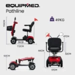 Pathline Series Mid-Size Mobility Scooter - Image 2