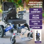 PowerCruise Venture Foldable Electric Wheelchair - Image 6