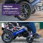 PowerCruise Venture Foldable Electric Wheelchair - Image 7